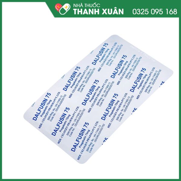 Dalfusin 75 trị động kinh, đau dây thần kinh